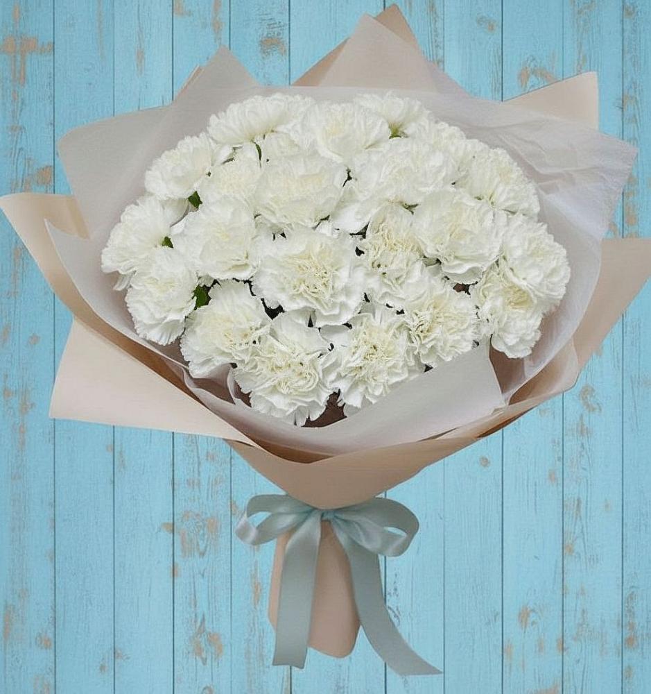 Букет цветов из: Гвоздики в Киргиз-Мияки