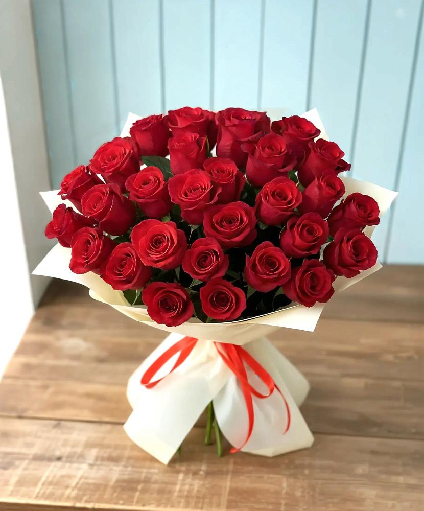 Букет 29 Красных роз в Киргиз-Мияки