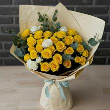 Букет цветов из:  Розы в Киргиз-Мияки