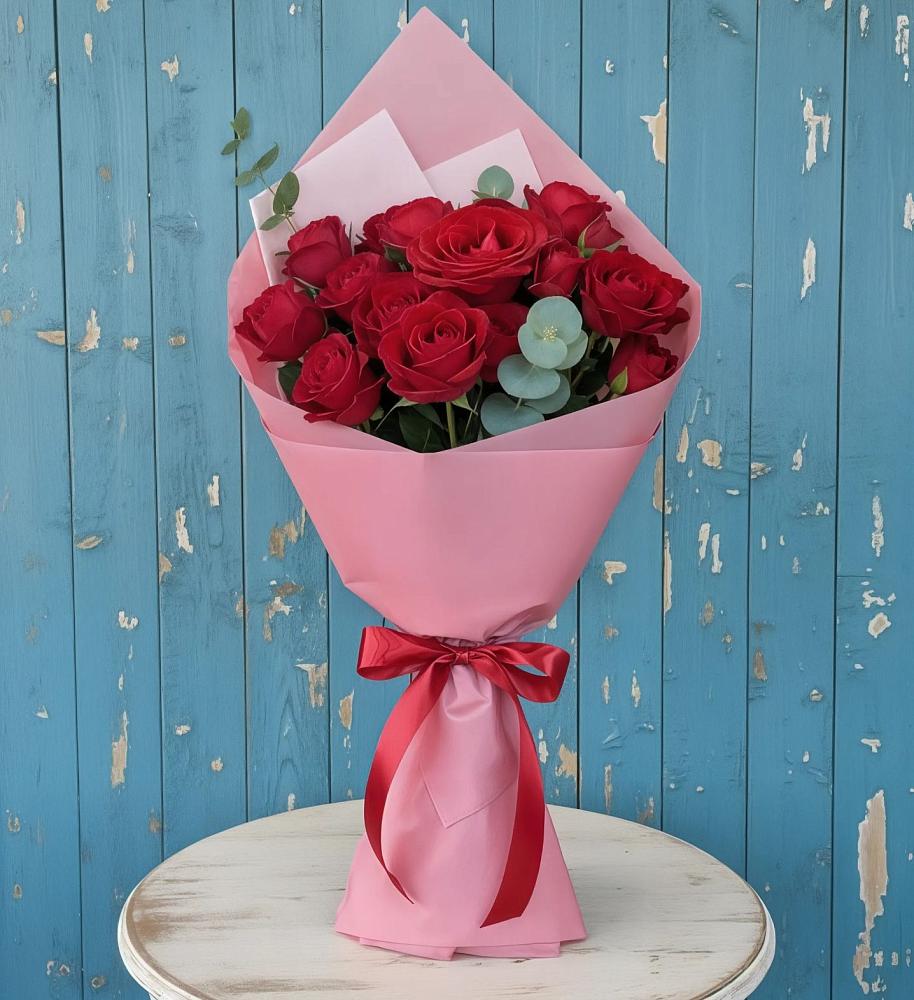 Букет цветов из: Розы в Киргиз-Мияки