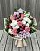 Букет цветов из: Альстромерии, Гвоздики, Розы и Хризантемы в Киргиз-Мияки