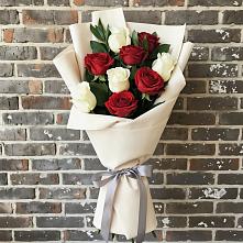 Букет цветов из:  Розы в Киргиз-Мияки