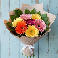 Букет цветов из:  Герберы в Киргиз-Мияки