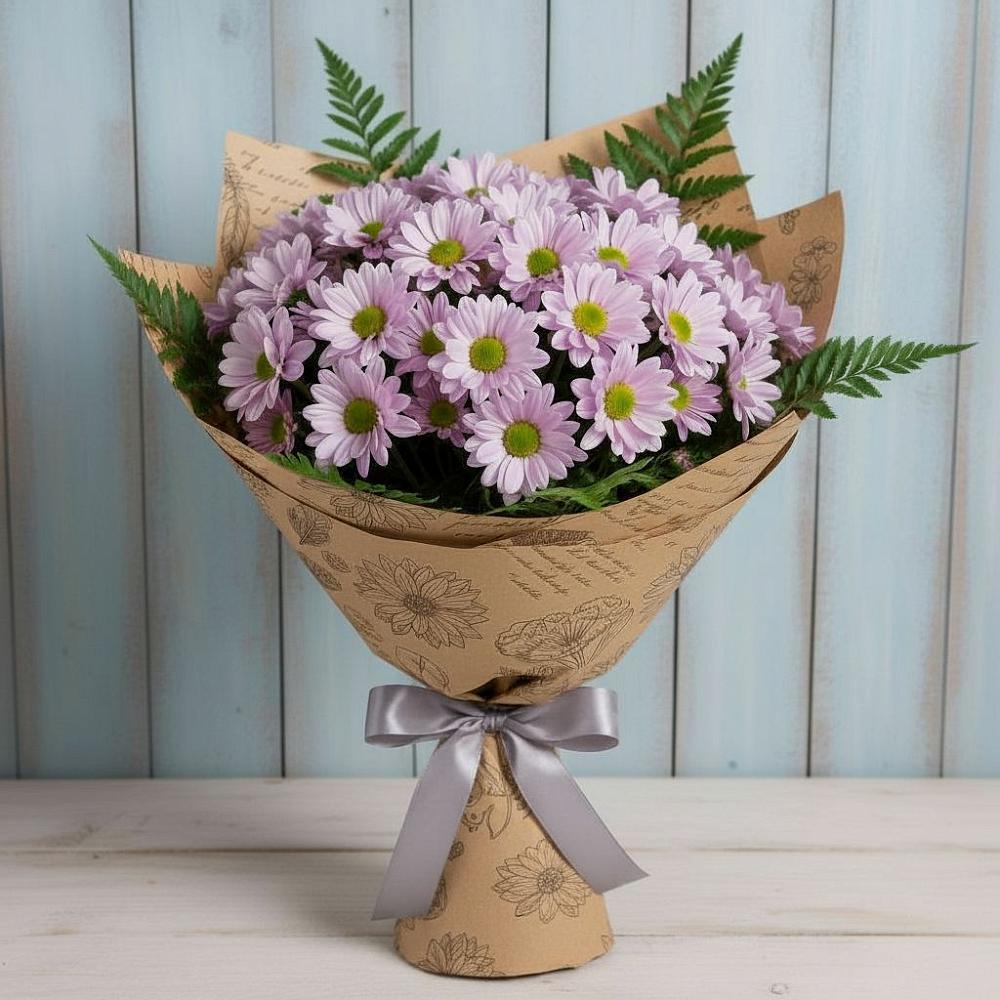 Букет цветов из: Хризантемы в Киргиз-Мияки