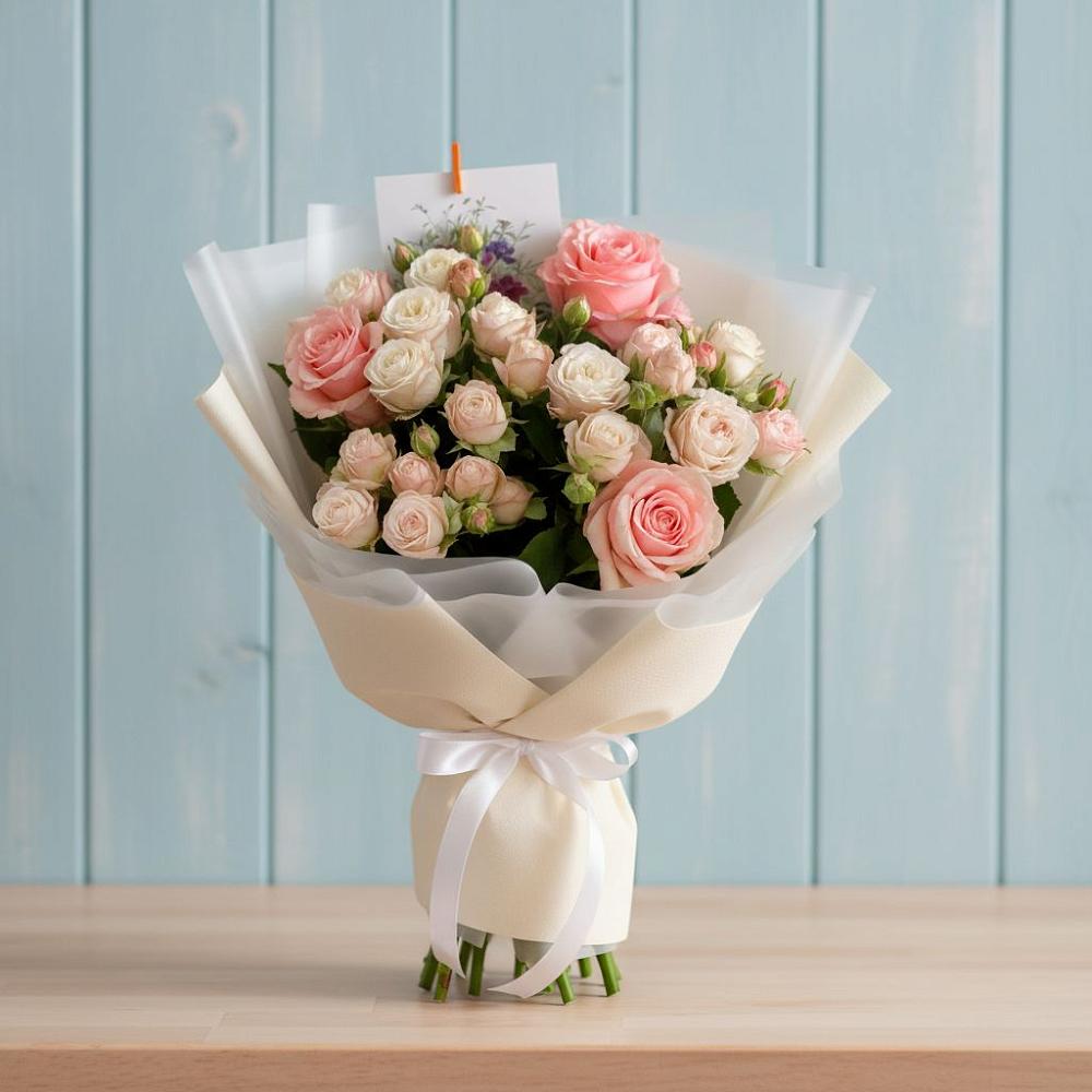 Букет цветов из: Розы в Киргиз-Мияки