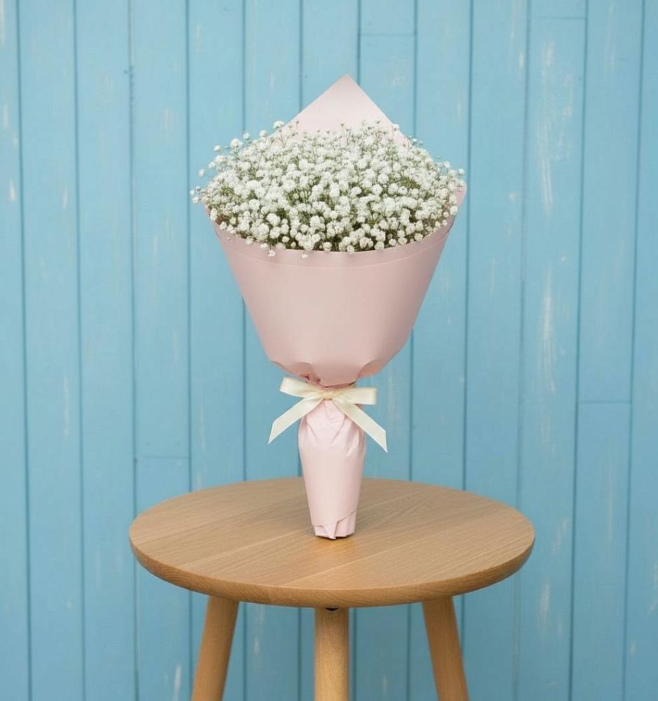 Букет цветов из: Гипсофила в Киргиз-Мияки