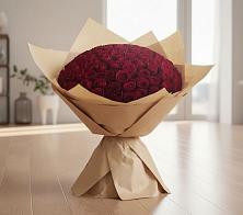 Букет 101 Красная роза в Киргиз-Мияки