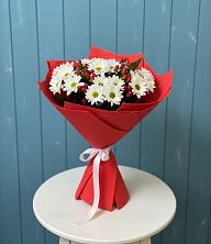 Букет цветов из:  Хризантемы в Киргиз-Мияки