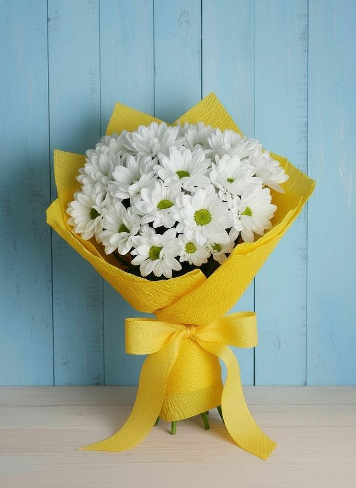 Букет цветов из: Хризантемы в Киргиз-Мияки