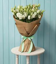 Букет цветов из:  Лизиантусы #REPLACE_PRED# Киргиз-Мияки