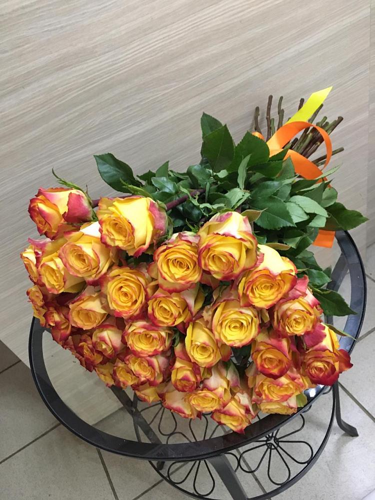 Букет Желтые розы в Киргиз-Мияки