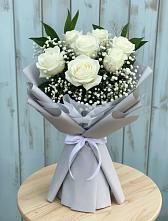 Букет цветов из:  Розы в Киргиз-Мияки