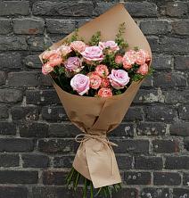 Букет цветов из:  Розы в Киргиз-Мияки
