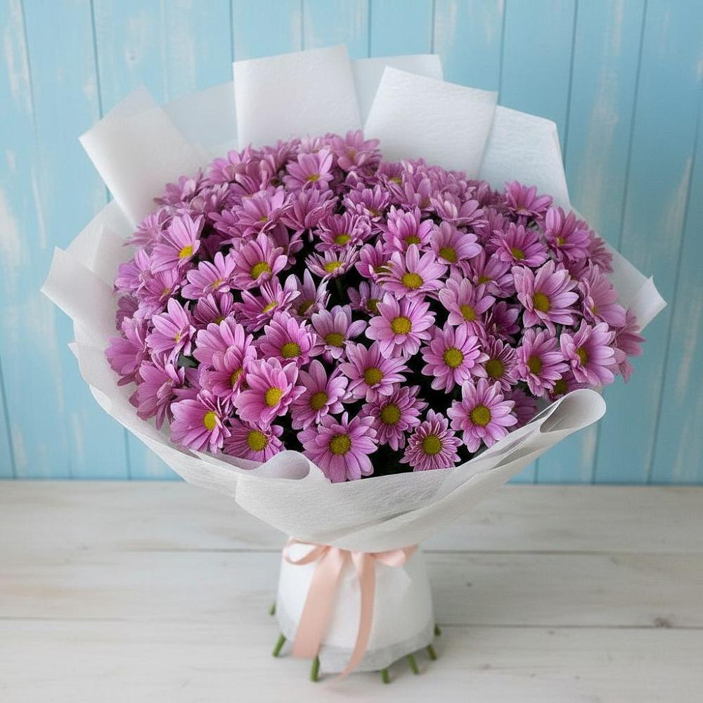 Букет цветов из: Хризантемы в Киргиз-Мияки