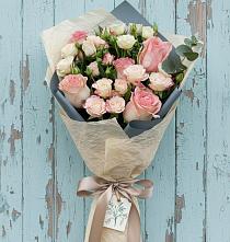 Букет цветов из:  Розы #REPLACE_PRED# Киргиз-Мияки