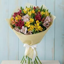Букет цветов из:  Альстромерии в Киргиз-Мияки