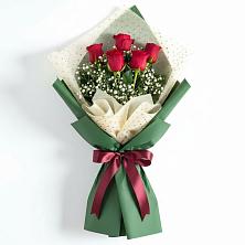 Букет цветов из:  Розы в Киргиз-Мияки