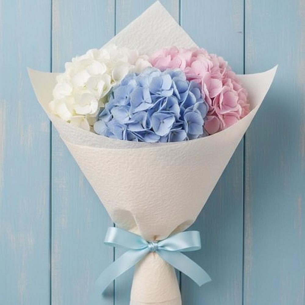 Букет цветов из: Гортензия в Киргиз-Мияки